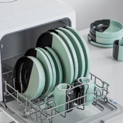 Vancasso Aria Tafelservice Für 8 Personen (32-teilig) Mit Tellern, Schalen Und Tassen, Schwarz Und Türkis -Küche Produkt Geschäft e18ecc45f0c2b2247543682bbebbf2b2