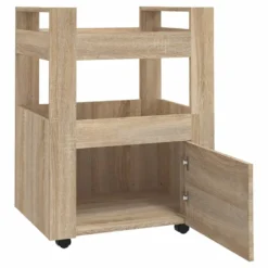 VidaXL Küchenwagen Sonoma-Eiche 60x45x80 Cm Holzwerkstoff -Küche Produkt Geschäft e23611d0c0925c1c5e0c960a3abd503d