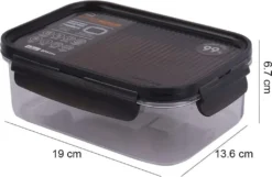 Lock&Lock Modular LBF404 Frischhaltedose 910ml - Unterteil Aus Tritan (1er Pack) 8 Lock&Lock Modular LBF404 Frischhaltedose 910ml - Unterteil Aus Tritan (1er Pack) -Küche Produkt Geschäft e2bf56dbf50aafa92c7e63c14c240a81