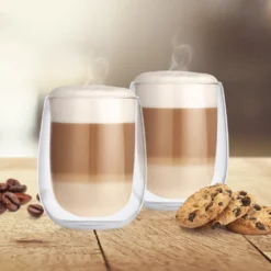 GOURMETmaxx Latte Macchiato Thermogläser - 2er-Set -Küche Produkt Geschäft e3073dad9d4a46965d9990a44a226a69