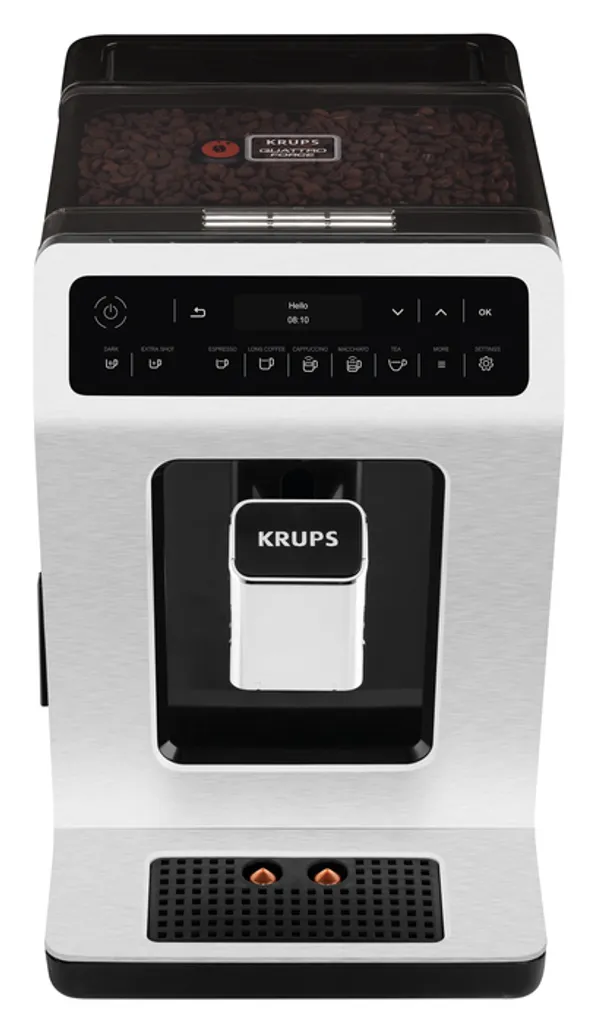 Krups EA891D Evidence Kaffeevollautomat - 2,3L, OLED-Bedienfeld Mit Touchcreen, Edelstahl-Kegelmahlwerk 1450W, Metall 6 Krups EA891D Evidence Kaffeevollautomat - 2,3L, OLED-Bedienfeld Mit Touchcreen, Edelstahl-Kegelmahlwerk 1450W, Metall – Bild 6