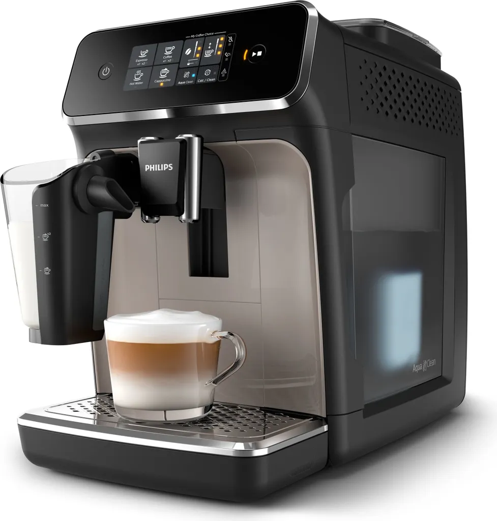 PHILIPS CAFT2235 / 40 / PHI - Automatische Espressomaschine Mit Mahlwerk - 3 Getränke - LatteGo - Touchscreen - Zinkbraun 4 PHILIPS CAFT2235 / 40 / PHI - Automatische Espressomaschine Mit Mahlwerk - 3 Getränke - LatteGo - Touchscreen - Zinkbraun – Bild 4