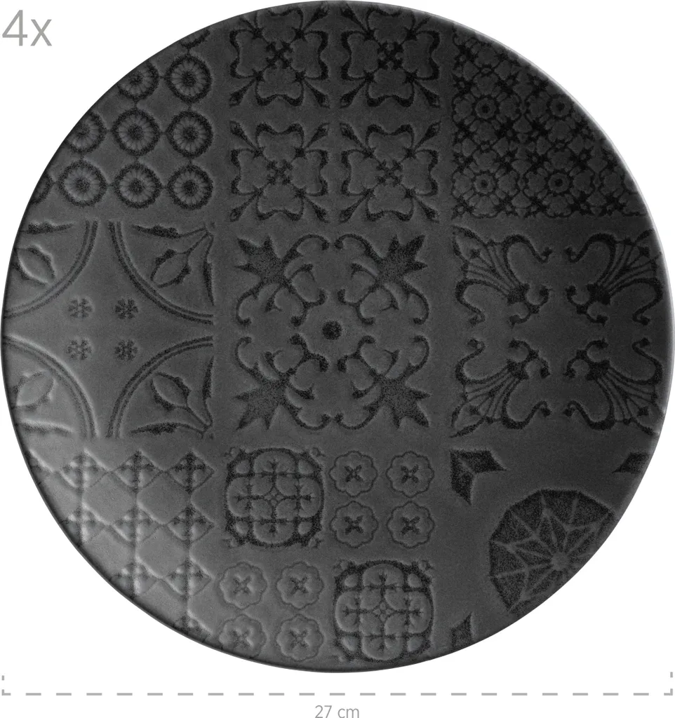 Tafelservice, Steinzeug Tafelservice, Steinzeug Trad. Tiles Mäser 4 Tafelservice, Steinzeug Tafelservice, Steinzeug Trad. Tiles Mäser – Bild 4