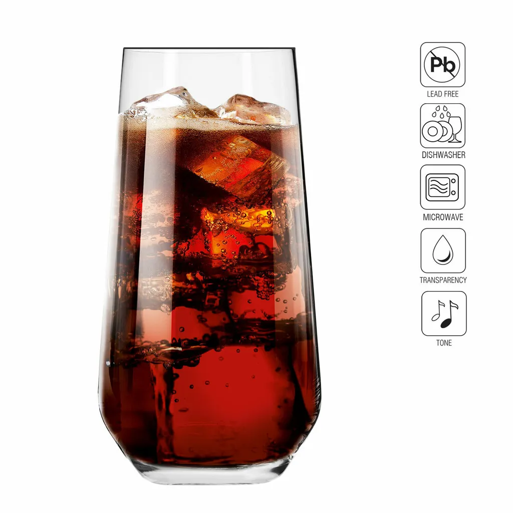 KROSNO Splendour Longdrinkgläser, 6er-Set, 480 Ml 3 KROSNO Splendour Longdrinkgläser, 6er-Set, 480 Ml – Bild 3