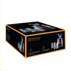 Nachtmann 0091899-0 Noblesse Whisky-Set, 1 X Karaffe/Dekanter + 2 X Whisky-Becher, Klar (1 Set) -Küche Produkt Geschäft e6c18750e21d7c6ae984221015c6f190