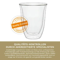 Creano Doppelwandige Gläser 250ml „DG-V“, 2er Set, Thermoglas Doppelwandig Aus Borosilikatglas, Kaffeegläser, Teegläser, Latte Gläser, Doppelwandgläser 10 Creano Doppelwandige Gläser 250ml „DG-V“, 2er Set, Thermoglas Doppelwandig Aus Borosilikatglas, Kaffeegläser, Teegläser, Latte Gläser, Doppelwandgläser -Küche Produkt Geschäft e85207c31930001cba1fe1124834b375