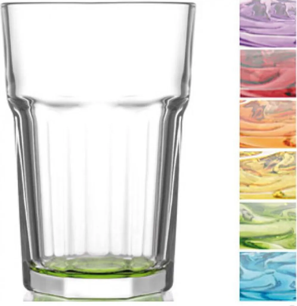 Trinkglas Cocktailglas Caipirinha Glas Transparent Oder Farbig Sortiert 300 Ml , Farbe:Mehrfarbig Sortiert, Stückzahl:6 Stück 2 Trinkglas Cocktailglas Caipirinha Glas Transparent Oder Farbig Sortiert 300 Ml , Farbe:Mehrfarbig Sortiert, Stückzahl:6 Stück – Bild 2