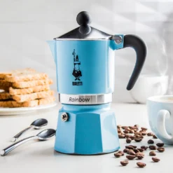 Bialetti Rainbow, Italienische Espresso-Kaffeemaschine, Aluminium, 3 Tassen, Blau -Küche Produkt Geschäft e900015b84613d6b6831369efe029e1f