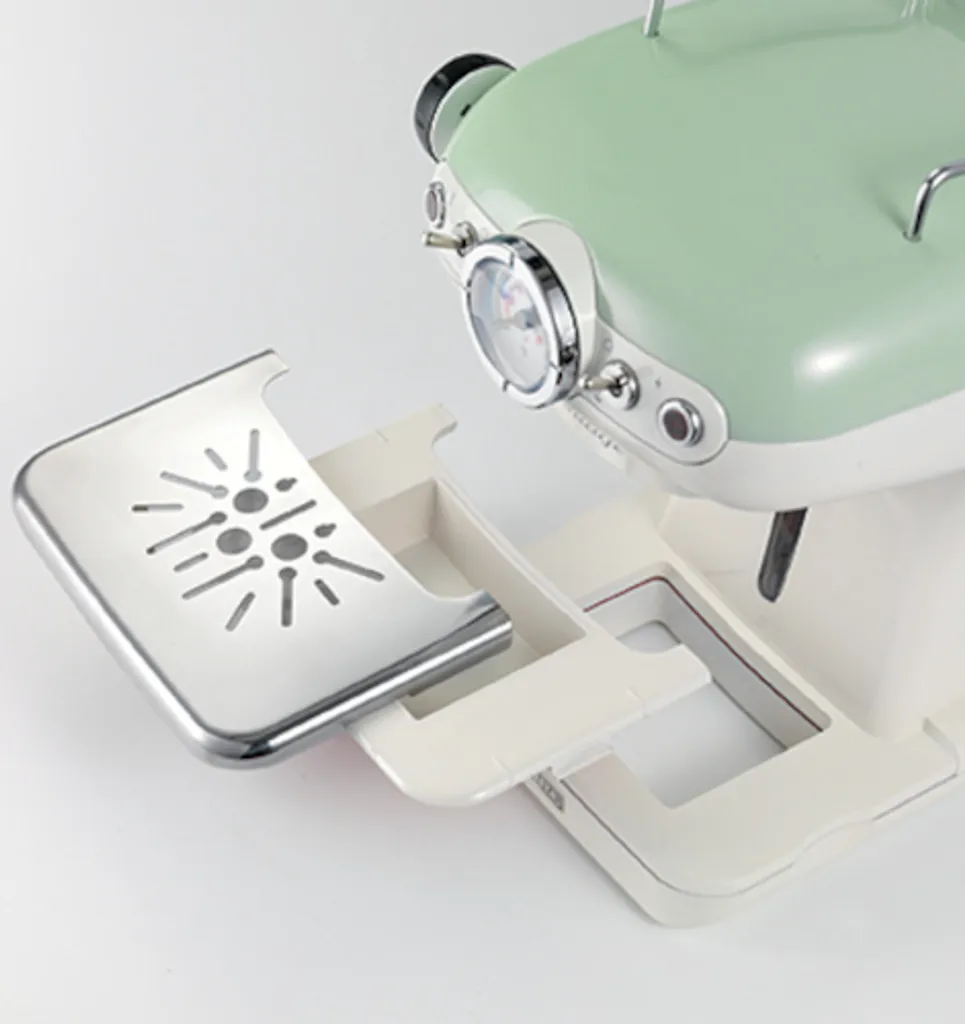 Ariete Vintage Siebträger-Espressomaschine Grün 15 Ariete Vintage Siebträger-Espressomaschine Grün – Bild 15