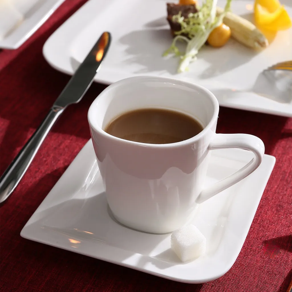 MALACASA, Serie Joesfa, 30 Tlg. Cremeweiß Porzellan Geschirrset Kombiservice Tafelservice Im Eleganten Design Mit Je 6 Tassen, 6 Untertassen, 6 Dessertteller, 6 Suppenteller Und 6 Speiseteller 5 MALACASA, Serie Joesfa, 30 Tlg. Cremeweiß Porzellan Geschirrset Kombiservice Tafelservice Im Eleganten Design Mit Je 6 Tassen, 6 Untertassen, 6 Dessertteller, 6 Suppenteller Und 6 Speiseteller – Bild 5