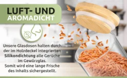 PORADA 12 Stapelbare Gewürzgläser Set 150ml Glasbehälter Mit Deckel Aufbewahrung Küche Gewürzdosen Vorratsdosen Glas Mit Deckel Aufbewahrungsgläser Küchenorganisation Aufbewahrung… 17 PORADA 12 Stapelbare Gewürzgläser Set 150ml Glasbehälter Mit Deckel Aufbewahrung Küche Gewürzdosen Vorratsdosen Glas Mit Deckel Aufbewahrungsgläser Küchenorganisation Aufbewahrung… -Küche Produkt Geschäft ea64078ccbb53ea4c8c7a9c0db23c29f