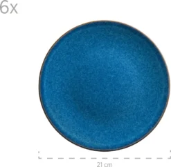 Mäser 931945 Frühstücksset Ossia Für 6 Personen, Steinzeug, Blau (1 Set, 18-teilig) -Küche Produkt Geschäft ed3fe77492461c9fdeaed79c5fef7ba0