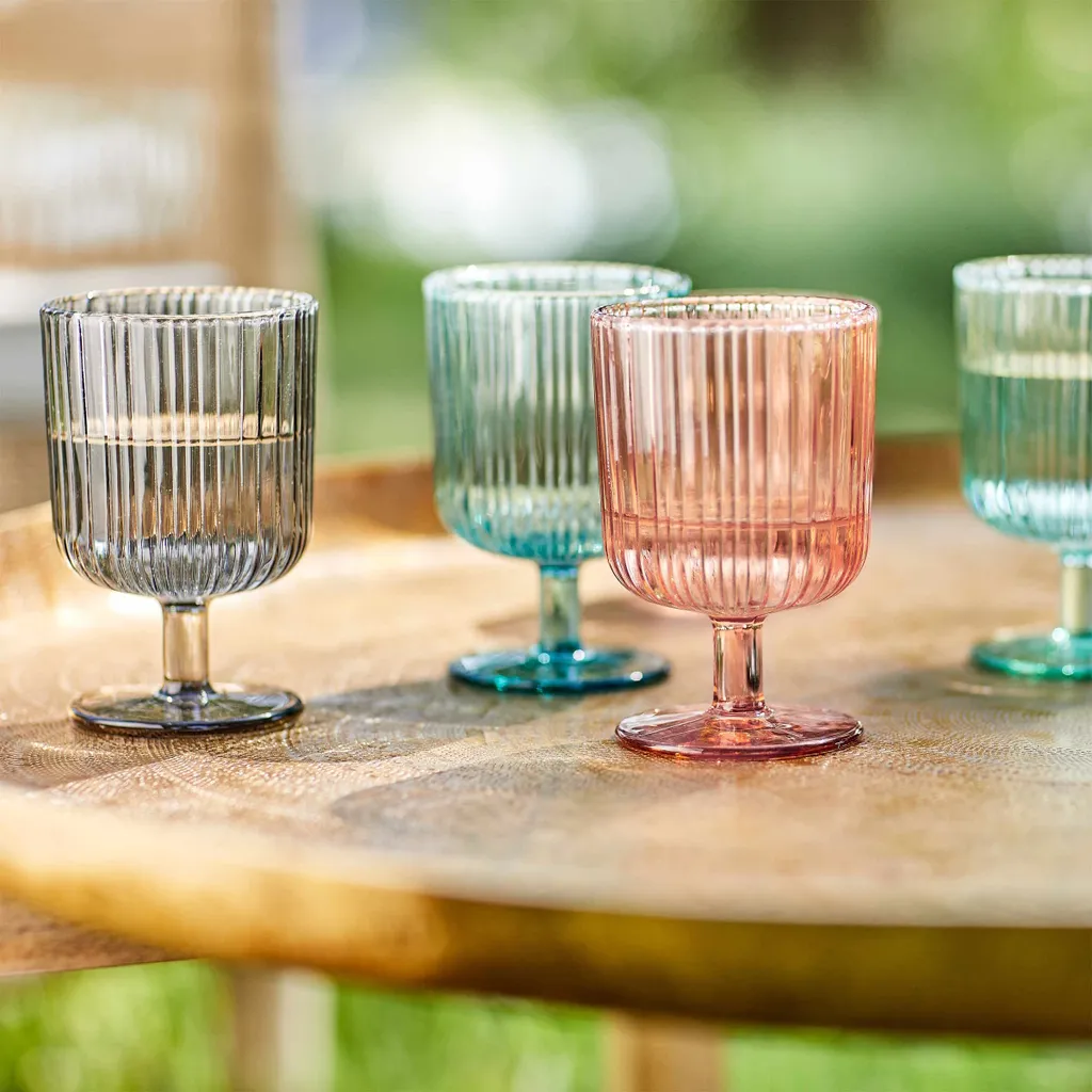 BUTLERS CHELSEA 6x Weingläser Mit Rillen 250ml 2 BUTLERS CHELSEA 6x Weingläser Mit Rillen 250ml – Bild 2