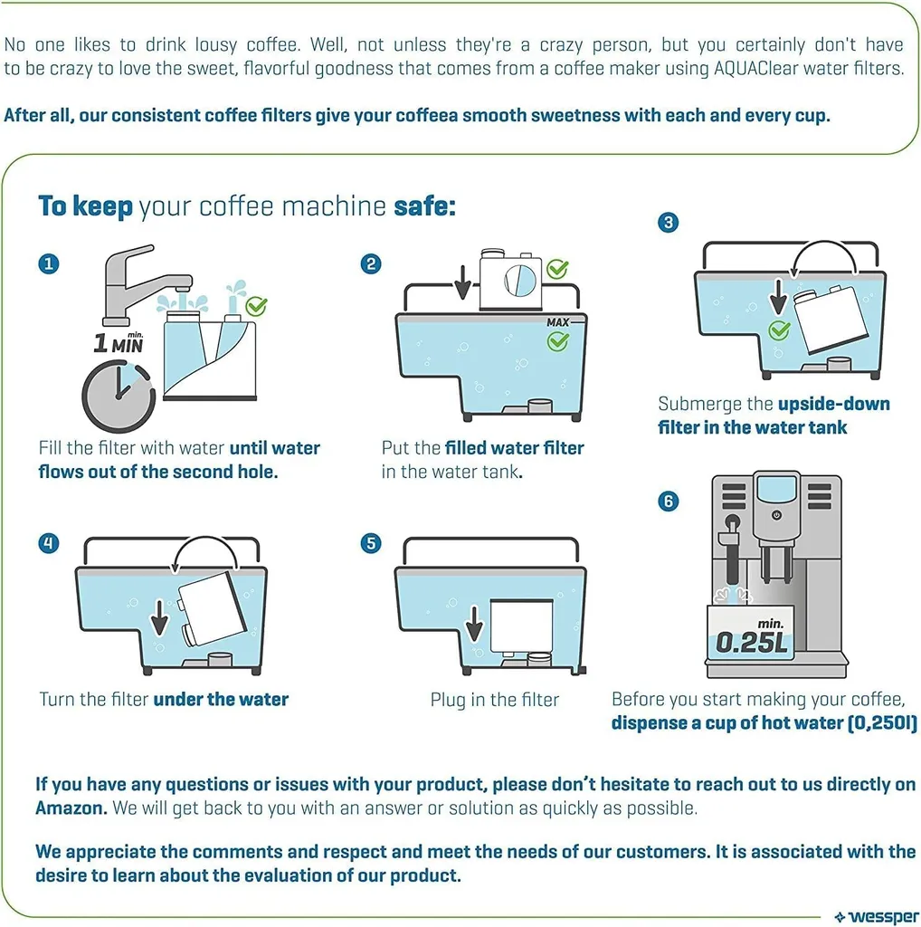6x Wasserfilter Kartusche Für Philips EP1220/00 CA6903/00 AquaClean Kalk- Und Wasserfilter 7 6x Wasserfilter Kartusche Für Philips EP1220/00 CA6903/00 AquaClean Kalk- Und Wasserfilter – Bild 7