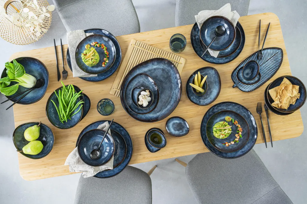 Sänger SÄNGER | Tafelservice Tokio Aus Steingut, 23-teiliges Geschirrset Für 4 Personen, Einzigartiges Design 4 Sänger SÄNGER | Tafelservice Tokio Aus Steingut, 23-teiliges Geschirrset Für 4 Personen, Einzigartiges Design – Bild 4