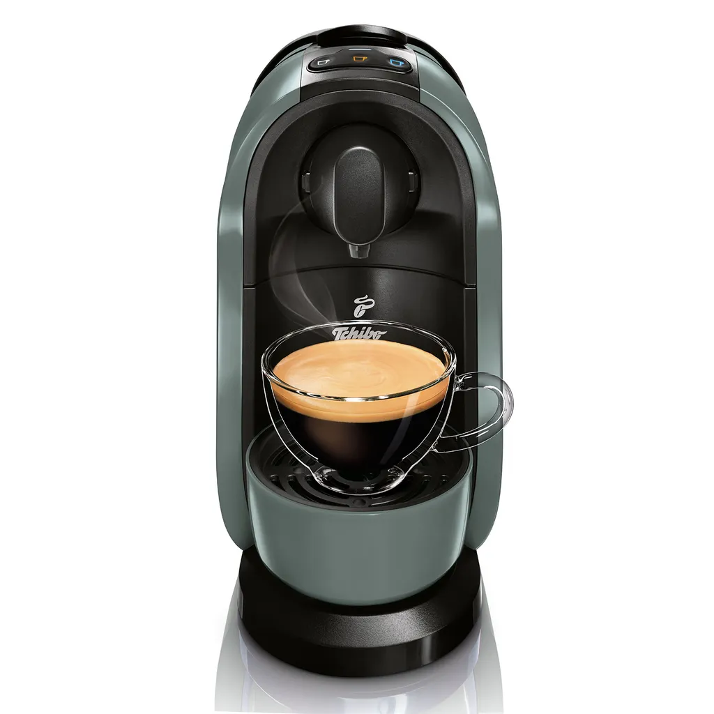 Tchibo Cafissimo Pure Kaffeemaschine Kapselmaschine Inkl. 30 Kapseln Für Caffè Crema, Espresso Und Kaffee, Arctic Green 2 Tchibo Cafissimo Pure Kaffeemaschine Kapselmaschine Inkl. 30 Kapseln Für Caffè Crema, Espresso Und Kaffee, Arctic Green – Bild 2