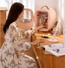 Baseus Mini Beauty Kühlschrank Für Kosmetik Reisekühlschrank Mit Heizung 8l 220V EU / 12V Weiß 30 Baseus Mini Beauty Kühlschrank Für Kosmetik Reisekühlschrank Mit Heizung 8l 220V EU / 12V Weiß -Küche Produkt Geschäft f4f7739d14a0dc5548cb13db88714845