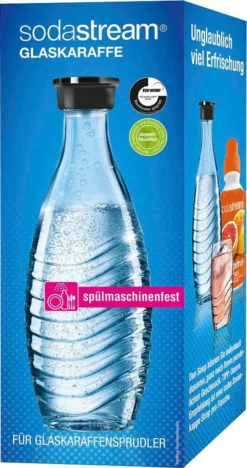 SodaStream Glaskaraffe Mit Schraubverschluss -Küche Produkt Geschäft fac9b0f1bceaf603c4ae2f073e0405fb