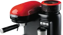 Ariete Siebträger-Espressomaschine Moderna Mit Kaffeemühle Und Aufschäumdüse, Rot/schwarz -Küche Produkt Geschäft fb1f5ffbd35ab7e8f003f23c740a80da