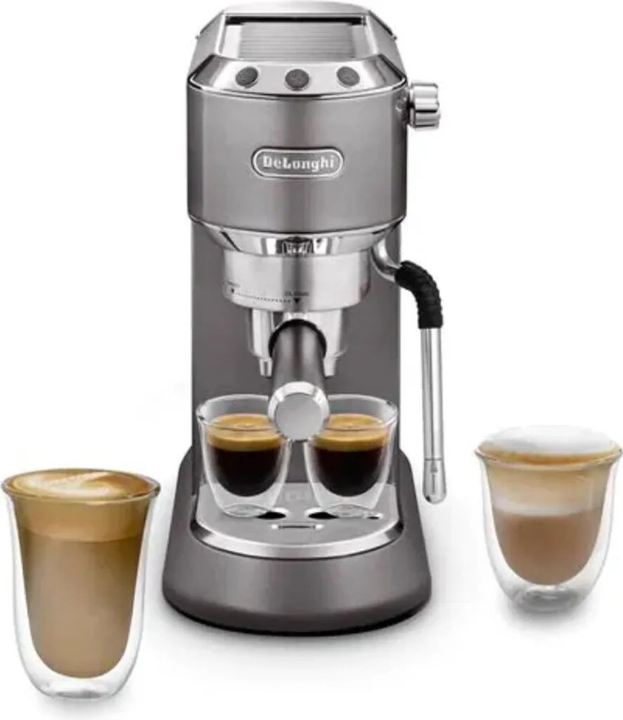 De'Longhi Dedica Arte EC885.M Siebträger-Espressomaschine 15 Bar Milchschaumdüse 2 De'Longhi Dedica Arte EC885.M Siebträger-Espressomaschine 15 Bar Milchschaumdüse – Bild 2