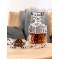 Nachtmann 0091899-0 Noblesse Whisky-Set, 1 X Karaffe/Dekanter + 2 X Whisky-Becher, Klar (1 Set) -Küche Produkt Geschäft fca80771fdb1bf523a87722b9f8bd1d6