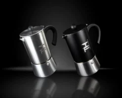 Thiru Espressokocher Induktion L Premium Mokkakanne Aus Edelstahl Inkl. Toolset (Silber, 4 Tassen (200ml)) -Küche Produkt Geschäft fd85e4dff74b0e416050f89c52c483ec