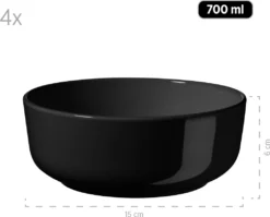 Mäser 931961 Kombiservice Alenia Für 4 Personen, Steinzeug, Schwarz (1 Set, 16-teilig) -Küche Produkt Geschäft fdfc49c298bd43b0816bc82d751ff9aa