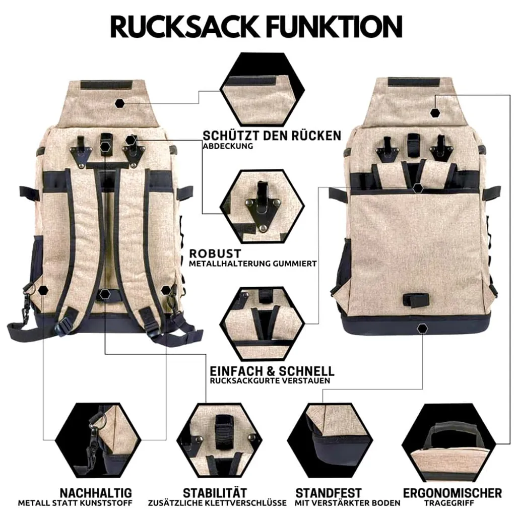 KHALISIA Kühltasche - Fahrradtasche Für Gepäckträger - Einsetzbar Als Gepäckträgertasche - Fahrrad Rucksack - Picknicktasche - Lunchtasche - Thermotasche Hält Kalt & Warm 5 KHALISIA Kühltasche - Fahrradtasche Für Gepäckträger - Einsetzbar Als Gepäckträgertasche - Fahrrad Rucksack - Picknicktasche - Lunchtasche - Thermotasche Hält Kalt & Warm – Bild 5